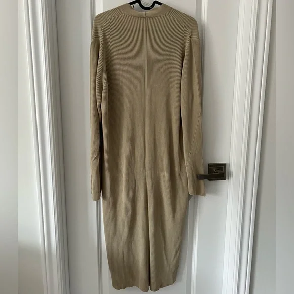 Zara Long Ribbed Cardigan - Picture 2 of 5
